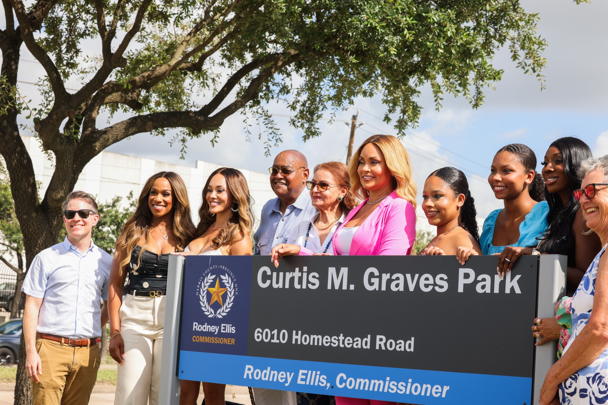 Photo from the Curtis Graves Park ribbon cutting and reception